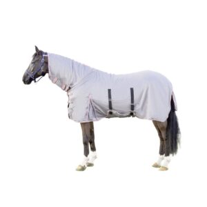 HKM Fly Rug with Neck -Grey