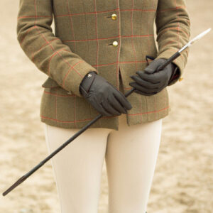 Supreme Products Stag Horn Plaited Show Cane -Brown-