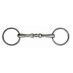HKM Loose Ring Bradoon + lozenge -Stainless Steel- 14 mm