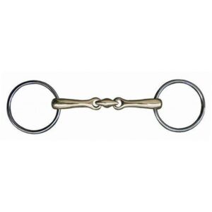 HKM Loose Ring Bradoon + Lozenge -Argentan- 14 mm