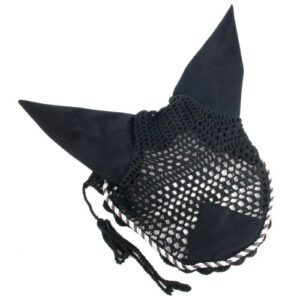 Hy Equestrian Deluxe Cotton Fly Screen With Cord Binding