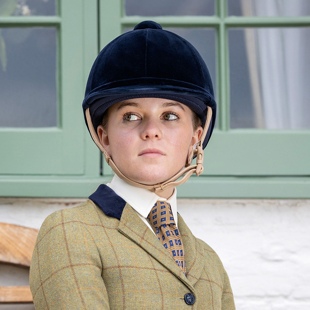 Charles Owen Hampton Velvet -Premium Peaked Helmet - Image 2