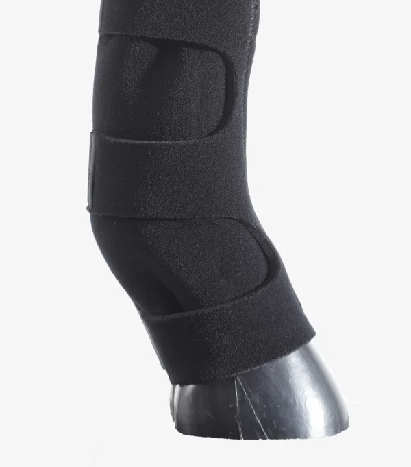 Professional’s Choice Six Pocket Ice Boot For Horses – Universal Size, Black, Sold As A Pair