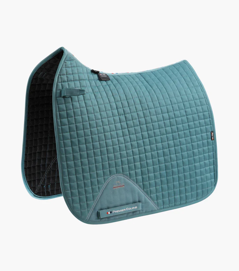 Premier Equine Close Contact Cotton Dressage Saddle Pad -Full - Image 7