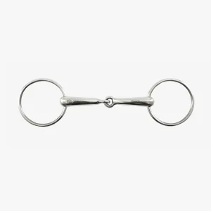 Premier Equine Hollow Mouth Race Snaffle -75mm Rings