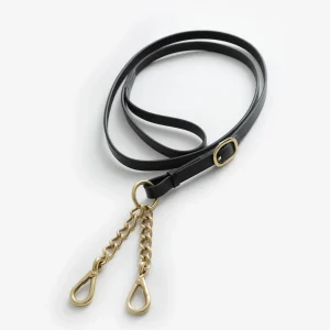 Premier Equine Leather Lead Rein with Chain Coupling