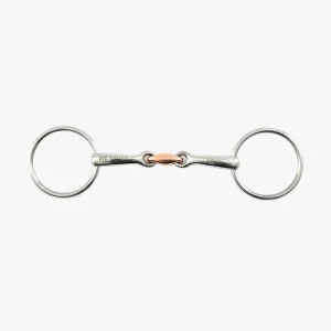 Premier Equine Loose Ring Snaffle with Copper Lozenge