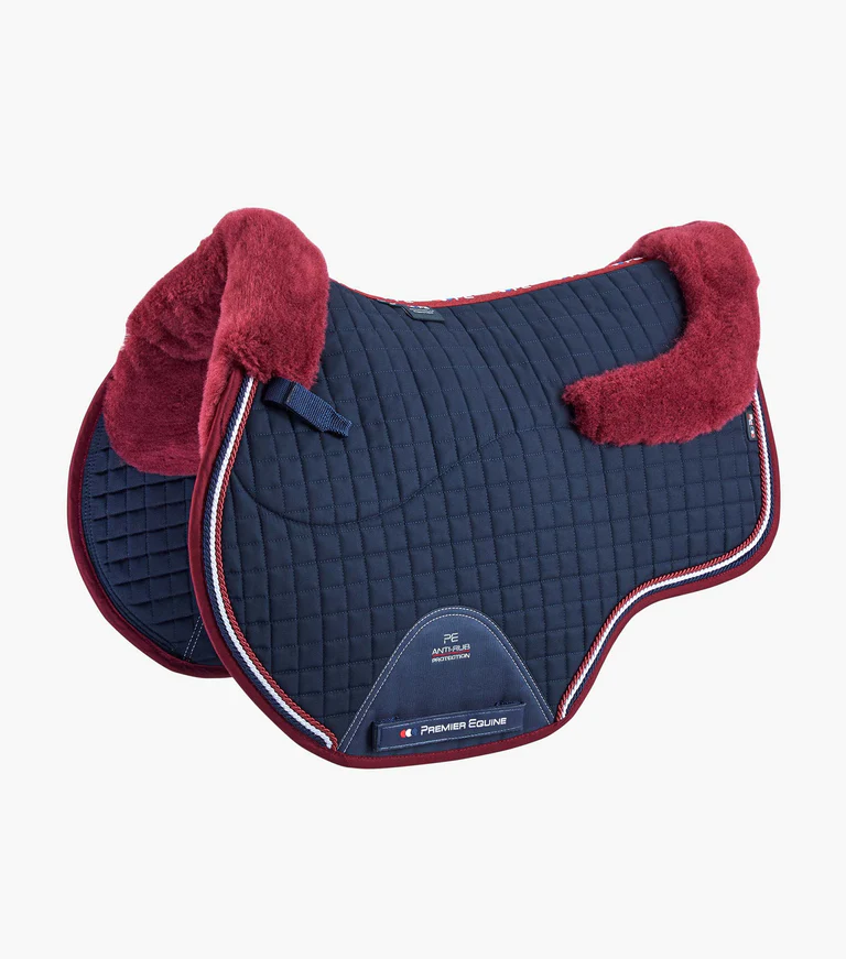 Premier Equine Close Contact Merino Wool Half Lined European GP/Jump Pad -Pony - Image 2