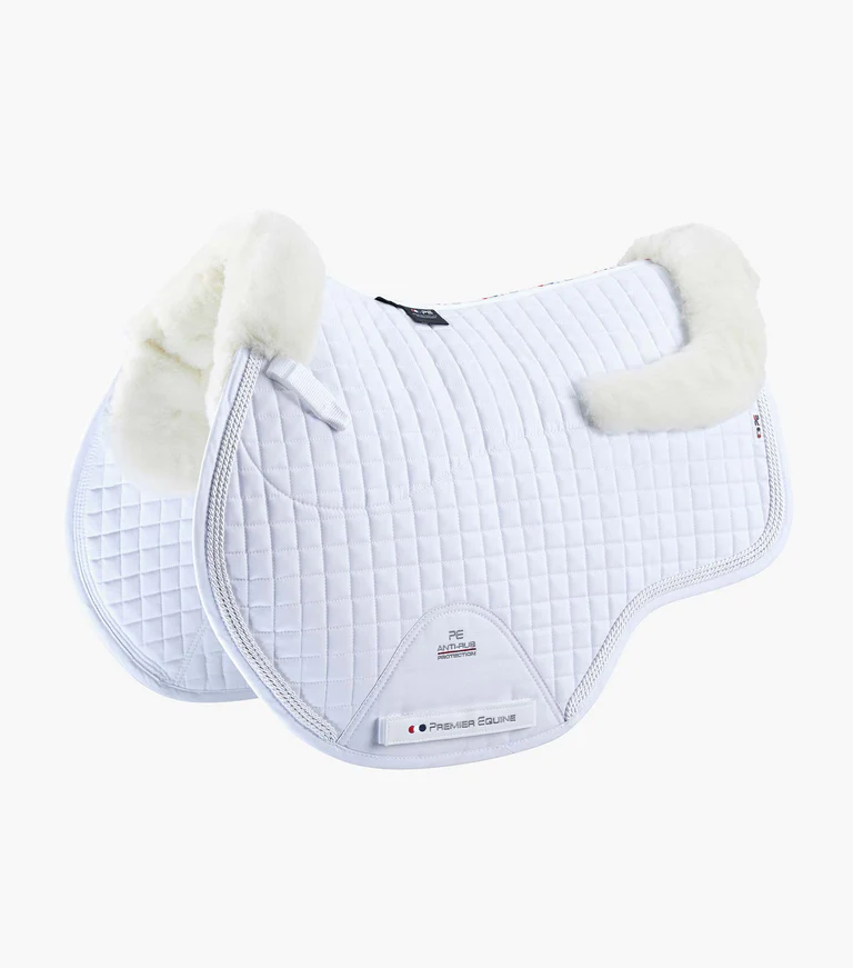 Premier Equine Close Contact Merino Wool Half Lined European GP/Jump Pad -Pony - Image 4