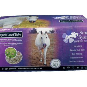 Simple System Organic Lucie Stalks Lucerne Chop 12.5kg