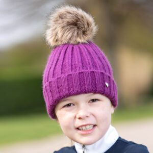 Hy Equestrian Valloire Bobble Hat -Children's