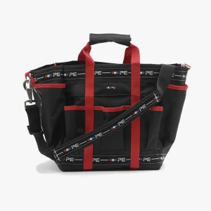 Premier Equine Grooming Kit Bag - Black/Red