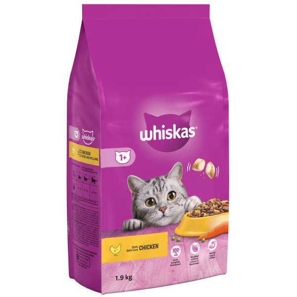 Whiskas Dry 1+ Adult Chicken
