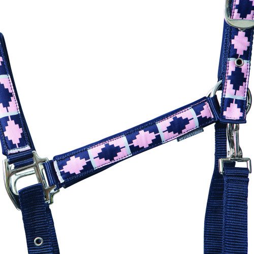 Hy Equestrian Woven Polo Head Collar & Lead Rope - Image 3