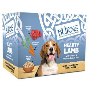 Burns Hearty Lamb with Carrots & Organic Brown Rice Trays - 6 x 395g