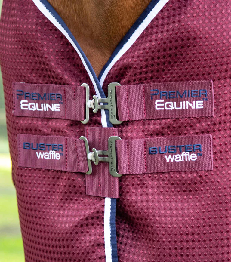 Premier Equine Cooler Rug -Buster Waffle - Image 3