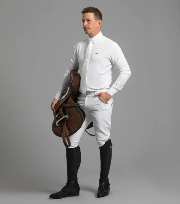 Premier Equine Men's Long Sleeve Show Shirt -Giulio 