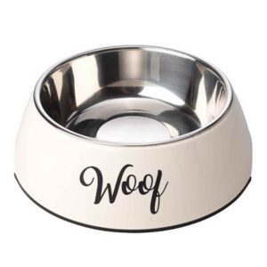 House of Paws Woof 2 in 1 Dog Bowl