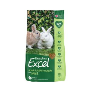 Burgess Excel Adult Rabbit Nuggets Mint 3kg