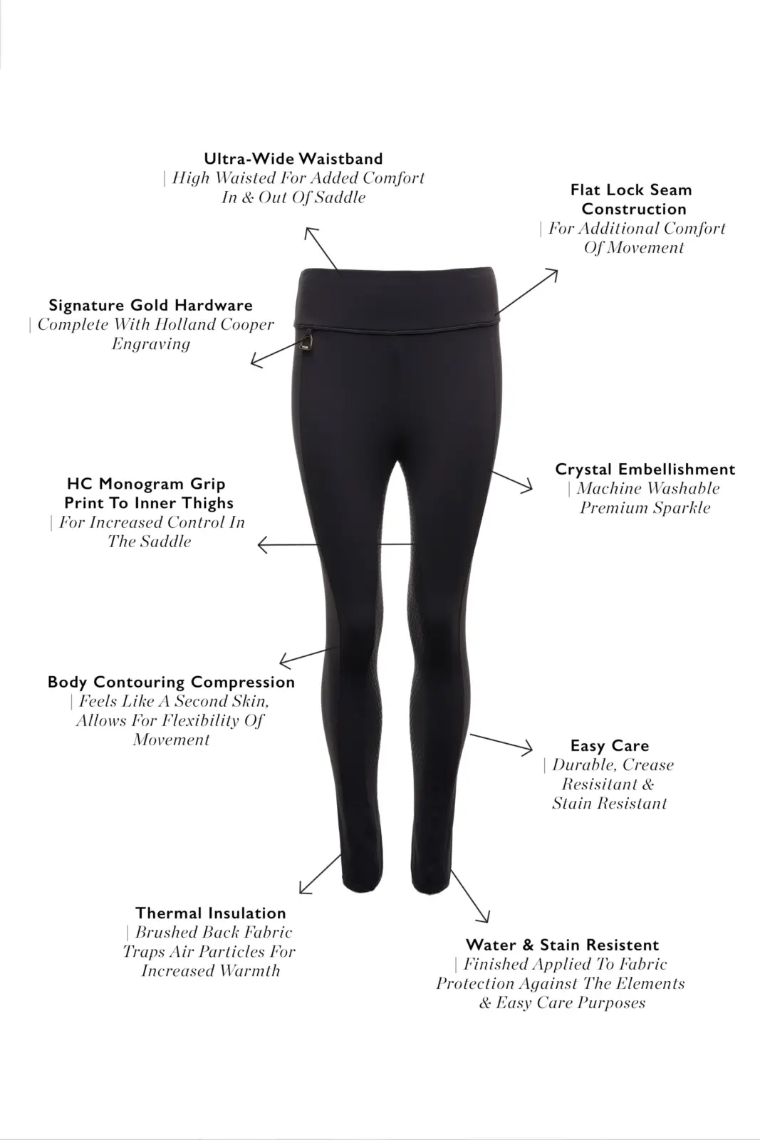 Holland Cooper Beauford Legging -Black - Image 16