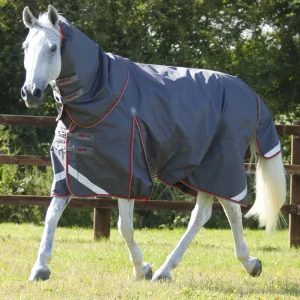 Premier Equine 50g Turnout Rug with Snug-Fit Neck Cover -Buster 