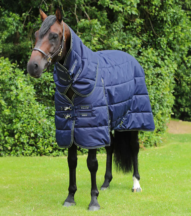 Premier Equine 350g Stable Rug with Neck Cover -Hydra - Image 2