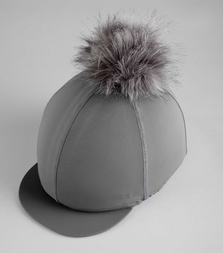 Premier Equine Jersey Hat Silk with Faux Fur Pom Pom - Image 11
