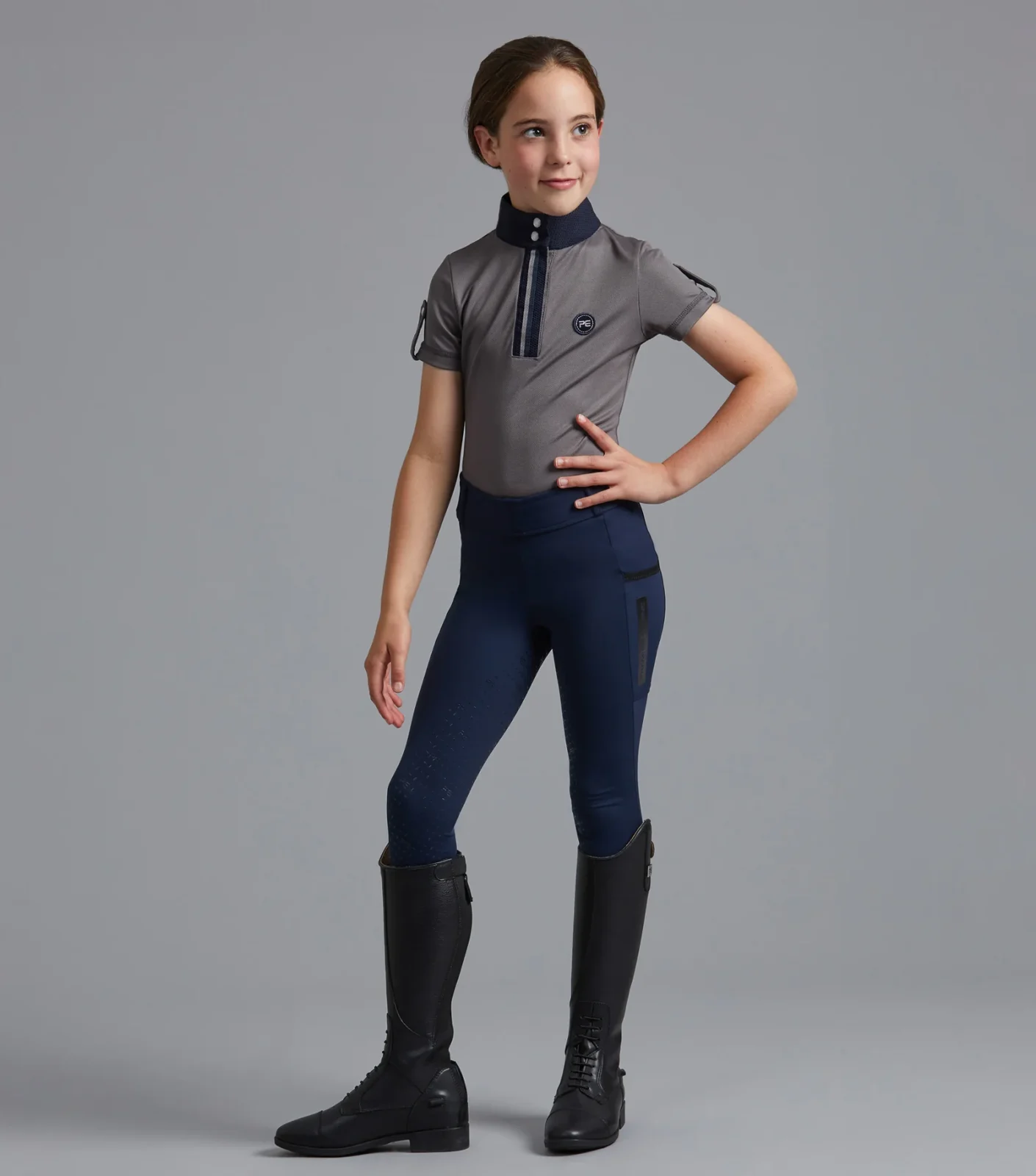 Premier Equine Girls Riding Tights -Concerto