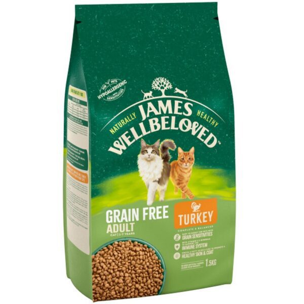 James Wellbeloved Adult Cat Turkey Grain Free 