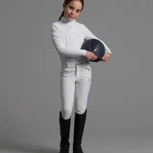 Premier Equine Girls Full Seat Gel Competition Riding Breeches -Brava 