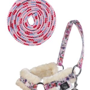 HKM Head collar and Lead Rope -Hobby Horsing Print