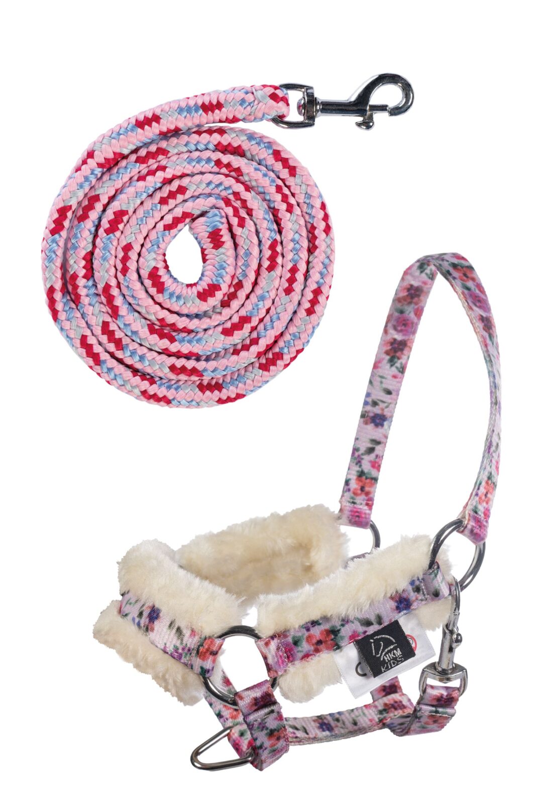 HKM Head collar and Lead Rope -Hobby Horsing Print