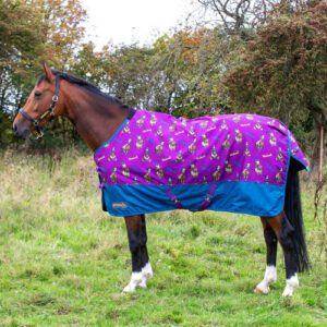 StormX Original Thelwell Collection 100 Turnout Rug -Pony Friends