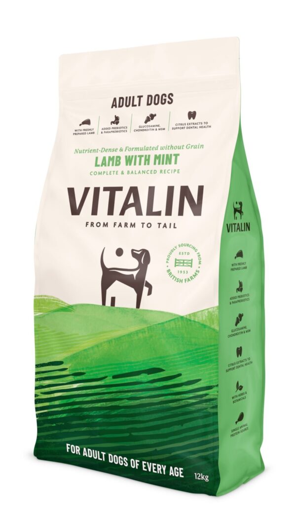 Vitalin Adult Lamb with Mint 12kg Click & Collect