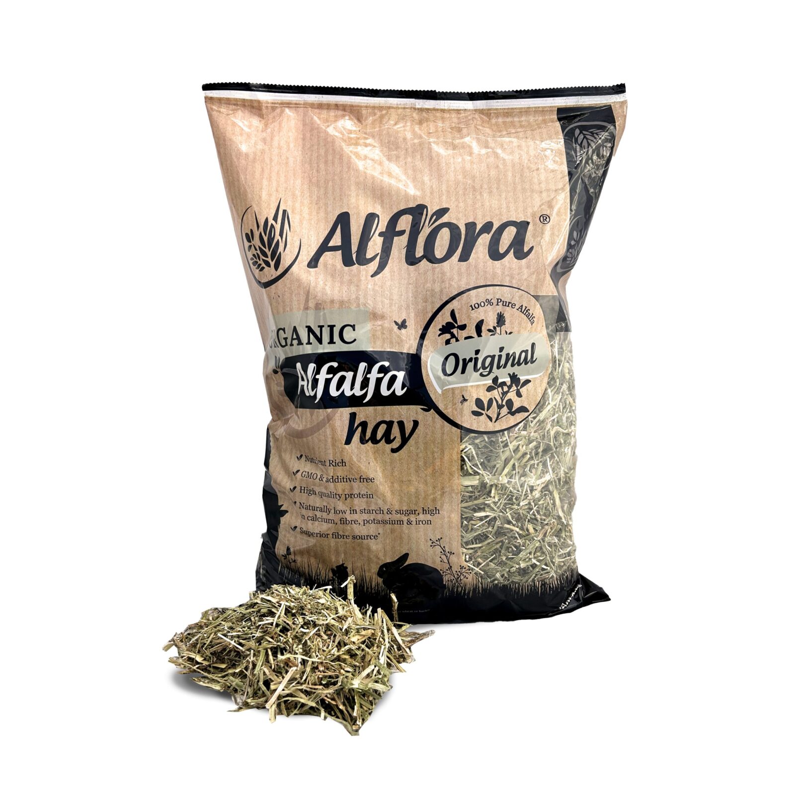 Alflora Organic Alfalfa Hay 1kg - Image 6