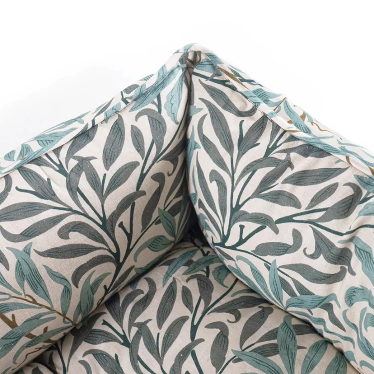 Morris & Co Willow Boughs Print Square Bed - Image 5
