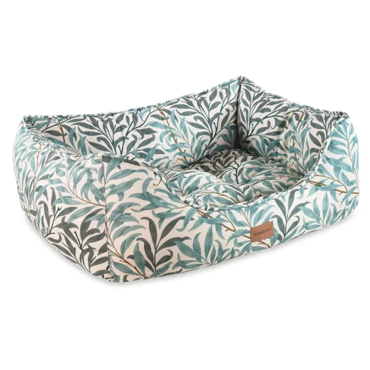 Morris & Co Willow Boughs Print Square Bed - Image 4