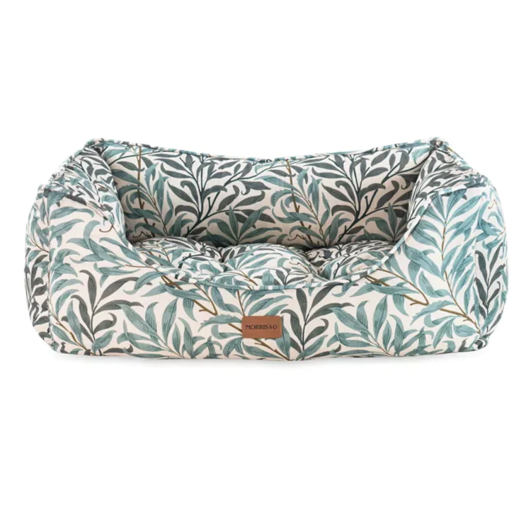 Morris & Co Willow Boughs Print Square Bed - Image 3