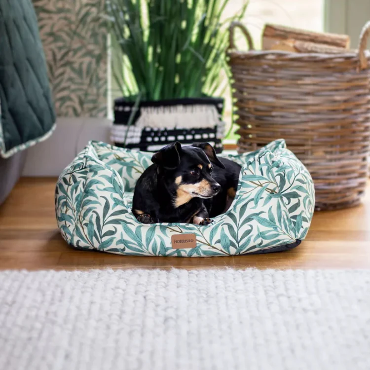 Morris & Co Willow Boughs Print Square Bed - Image 2