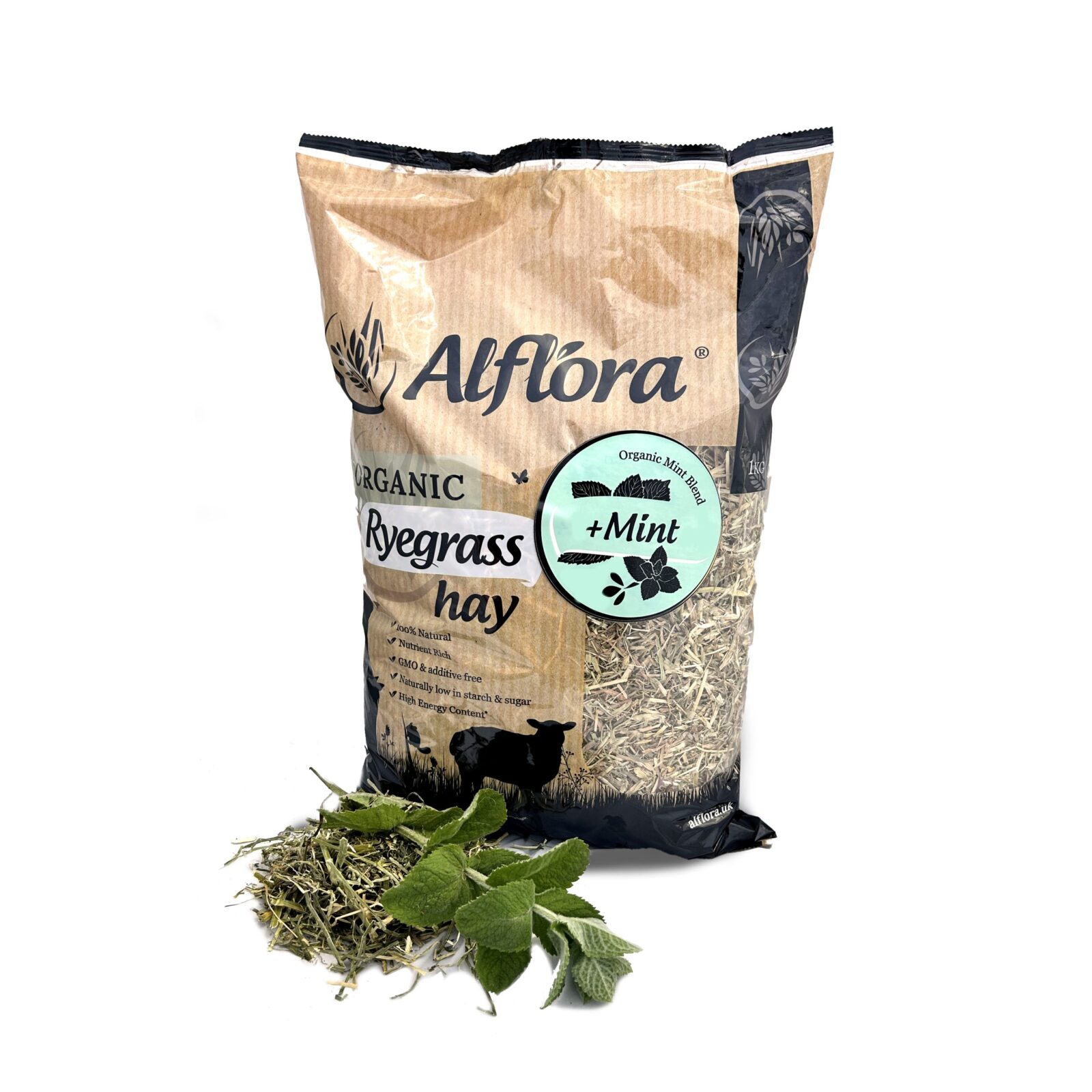 Alflora Organic Ryegrass Hay 1kg - Image 5