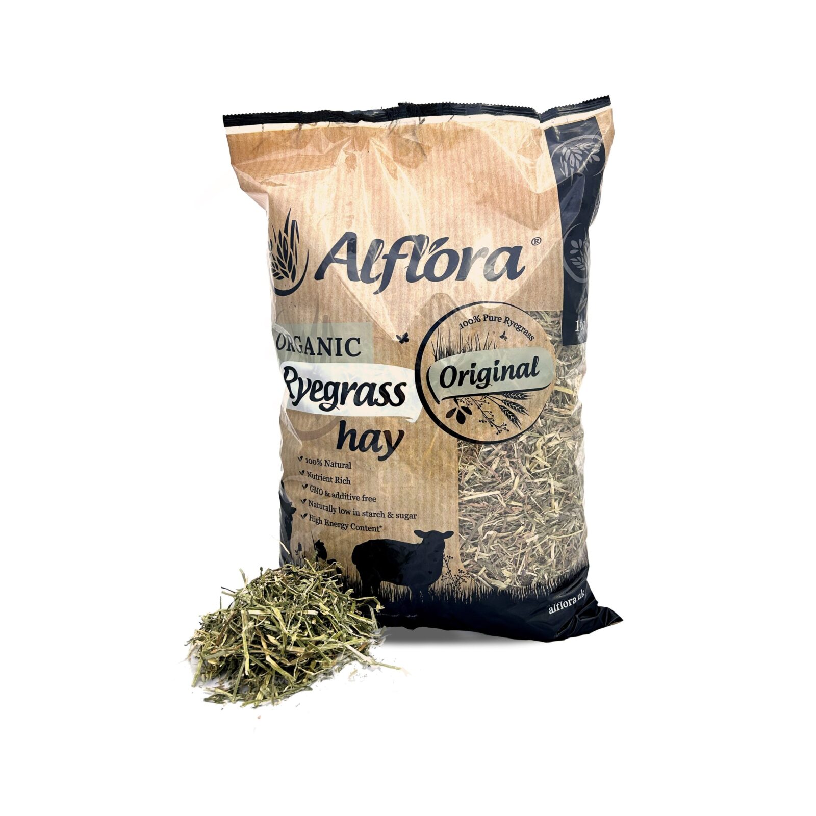 Alflora Organic Ryegrass Hay 1kg - Image 6