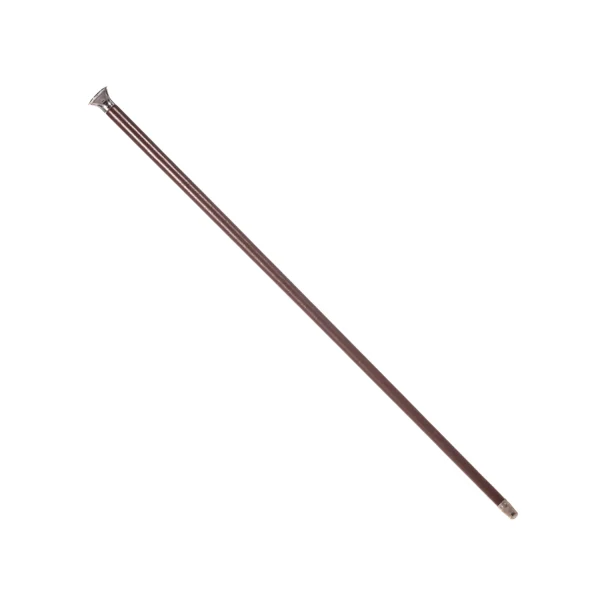 Country Direct Silver Cap Leather Show Cane