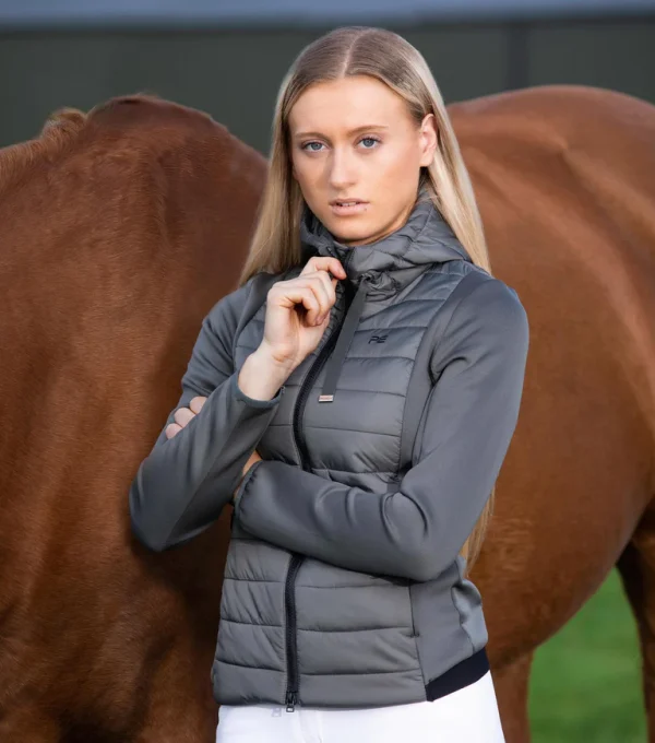 Premier Equine Ladies Riding Jacket With Hood -Arion