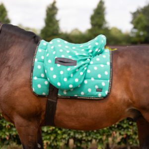 Dotty Fleece Ride on Saddle Cover by Supreme Products