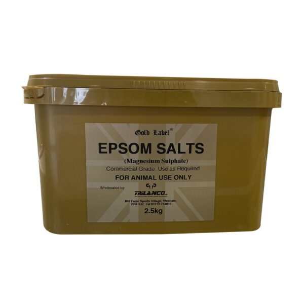 Gold Label Epsom Salts 2.5kg equine drawing agent