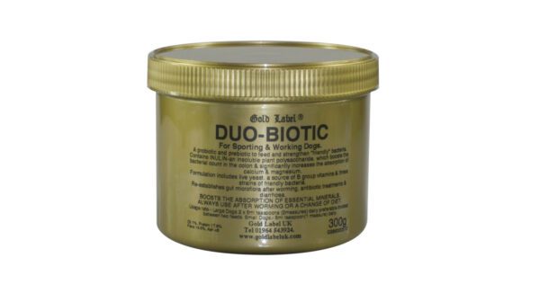 Gold Label Canine Duo-Biotic 300gm for gut health