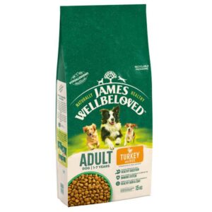 James Wellbeloved Turkey & Rice Adult Dog Food 15kg Click & Collect