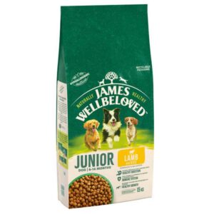  James Wellbeloved Dog Junior Lamb & Rice 15kg Click & Collect 