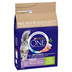Purina One Sensitive Cat Turkey & Rice 2.8kg