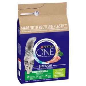Purina One Adult Indoor Cat Turkey & Wholegrain 2.8kg
